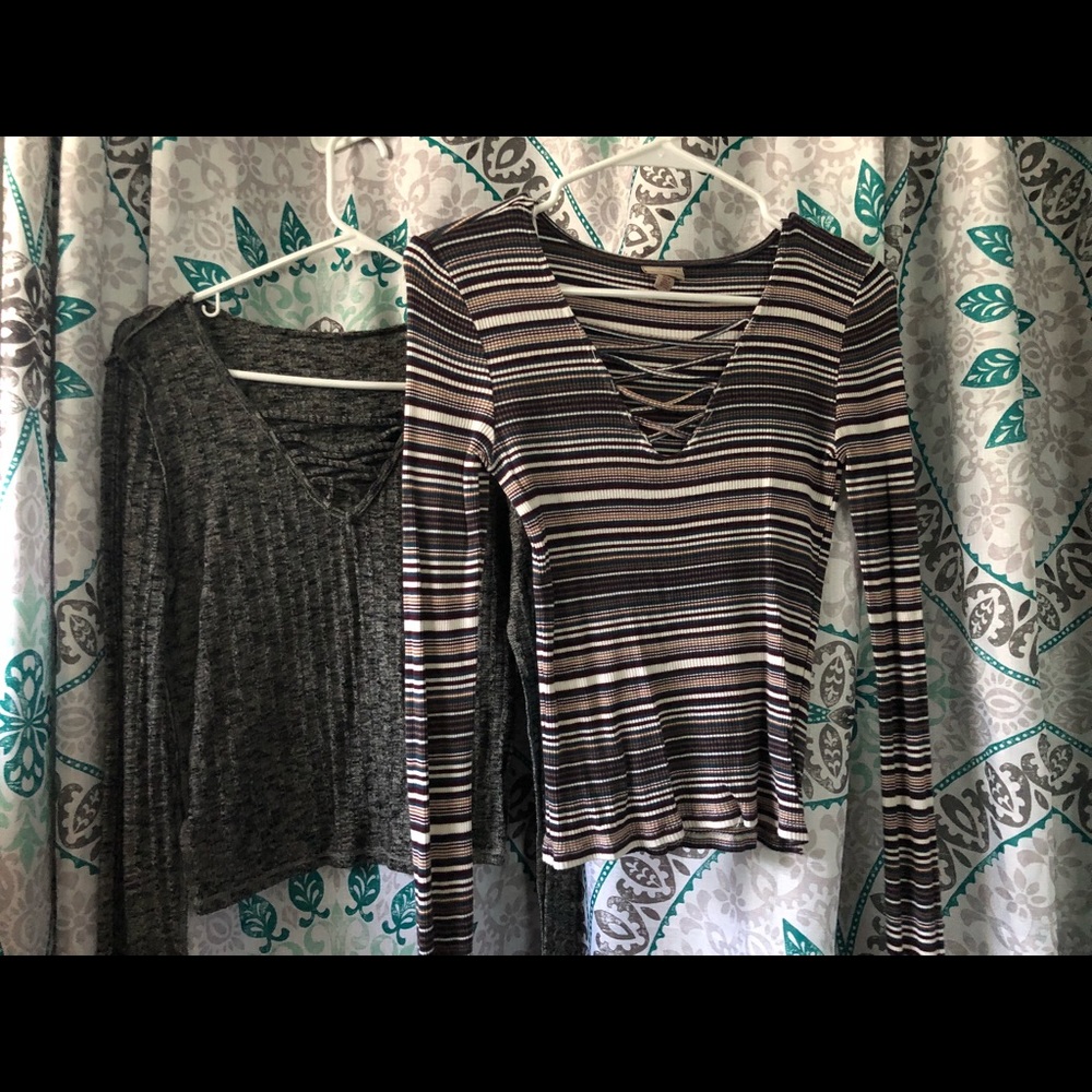 Forever 21 Crop Top long sleeves!